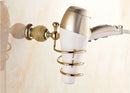 GobekUsa Brass Jade Bathroom Hardware Set: Corner Shelf, Paper Holder, Towel Bar, Soap Basket, Rack.