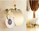 GobekUsa Brass Jade Bathroom Hardware Set: Corner Shelf, Paper Holder, Towel Bar, Soap Basket, Rack.