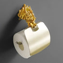 GobekUsa Dragon Bathroom Hardware Set: Paper Holder, Towel Rack, Soap Dish (MB-0950A)