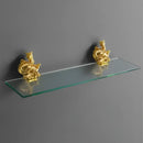 GobekUsa Dragon Bathroom Hardware Set: Paper Holder, Towel Rack, Soap Dish (MB-0950A)