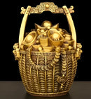 GobekUsa Copper Treasure Bowl Money Jar for Home Decor