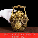 GobekUsa Copper Treasure Bowl Money Jar for Home Decor