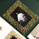 GobekUsa Golden Leaves Metal Photo Frame: Modern Home Decor & Picture Display