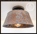 Ornate Copper Pendant Light | 12" | Farmhouse Kitchen & Dining by The Lamp Goods