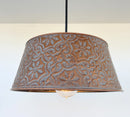 Ornate Copper Pendant Light | 12" | Farmhouse Kitchen & Dining