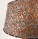 Ornate Copper Pendant Light | 12" | Farmhouse Kitchen & Dining
