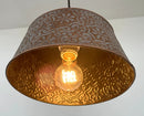 Ornate Copper Pendant Light | 12" | Farmhouse Kitchen & Dining by The Lamp Goods