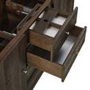 James Martin Gracyn 72" Double Bathroom Vanity, Sable