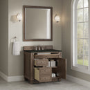 James Martin Bristol 36" Single Bathroom Vanity, Whitewashed Walnut