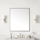 James Martin Rohe 36" Mirror, Champagne Brass
