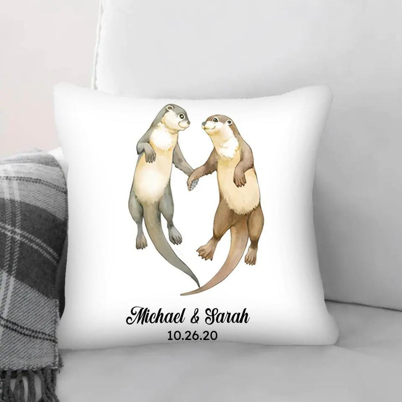 Otter Love Cushion