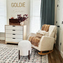 Plush Boucle Drum Ottoman, Choose Your Color by Decor Steals