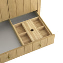 James Martin Hudson 30" Single Bathroom Vanity, Light Natural Oak