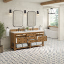 James Martin Malibu 72" Double Bathroom Vanity, Amber Birch