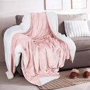 Velvet Plush Sherpa Bed Blanket - Sherpa Fleece Collection by Great Bay Home
