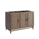 James Martin Portland 48" Single Bathroom Vanity, Whitewashed Walnut