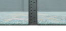 Aqua and Gray Vibrant colorful Hand knotted Oushak Multi Size Wool Area Rug