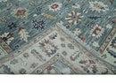 Wool Area Rug Gray Beige Ivory - Hand Knotted Traditional Oushak by The Rug Decor