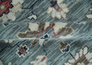 Wool Area Rug Gray Beige Ivory - Hand Knotted Traditional Oushak by The Rug Decor