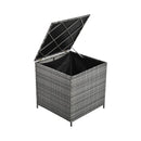 Alora Outdoor 6-Piece All-Weather PE Rattan Sofa Set With Adjustable Seat, Storage Box, Removable Covers, And Tempered Glass Table Top (SAK37221)