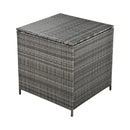 Alora Outdoor 6-Piece All-Weather PE Rattan Sofa Set With Adjustable Seat, Storage Box, Removable Covers, And Tempered Glass Table Top (SAK37221)