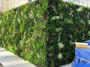 Evergreen Triptych Artificial Vertical Garden Green Wall Panel Set of 3 33 SQ FT – UV Resistant – Commercial Grade