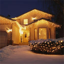 GobekUsa Outdoor Christmas Waterfall Lights 5M Curtain String