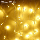 GobekUsa Outdoor Christmas Waterfall Lights 5M Curtain String