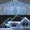 GobekUsa Outdoor Christmas Waterfall Lights 5M Curtain String