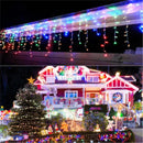 GobekUsa Outdoor Christmas Waterfall Lights 5M Curtain String