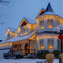 GobekUsa Outdoor Christmas Waterfall Lights 5M Curtain String