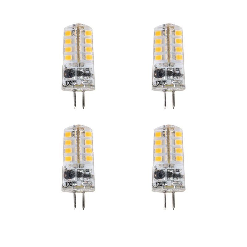 Gardenreet G4 LED Bulbs JC Bi-Pin Base Light Bulbs 3W AC/DC 12V 20W-30W T3 Halogen Bulb Replacement Landscape Bulbs(2700/4000/5000K)