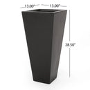 Outdoor Modern Cast Stone Planter