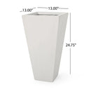 Outdoor Modern Cast Stone Planter