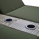 Alora Outdoor Rattan Patio Daybed With Adjustable Backrest, Canopy Roof, Storage Box And Cup Holders (SAK54220) by SAKSBY WHOLESALE