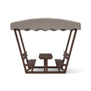 Alora Outdoor Waterproof Wood Picnic Table And Bench Set With Removable Canopy (SAK87135) by SAKSBY WHOLESALE