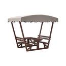 Alora Outdoor Waterproof Wood Picnic Table And Bench Set With Removable Canopy (SAK87135) by SAKSBY WHOLESALE
