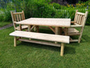 Outdoor Farmhouse Patio Table and Chairs