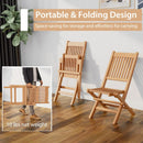 Outdoor Bistro Set with Slatted Seat and Tabletop for Backyard by LJGDeals
