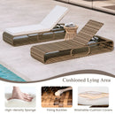 7-Position Adjustable PE Rattan Outdoor Chaise Lounge Chair by LJGDeals