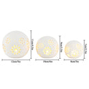 Set of 3 Ceramic Decorative Lamps 5" H