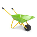 Outdoor Garden Backyard Play Toy Kids Metal Wheelbarrow-Light Green by LJGDeals