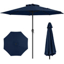 Outdoor Heavy Duty Market Umbrella with Crank Handle and 8 Sturdy Ribs by LJGDeals