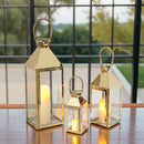 26"&19"& 13" High Elegant Candle Lantern Metal Lanterns for Versatile Indoor & Outdoor by JHY DESIGN