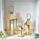 26"&19"& 13" High Elegant Candle Lantern Metal Lanterns for Versatile Indoor & Outdoor by JHY DESIGN
