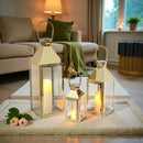 26"&19"& 13" High Elegant Candle Lantern Metal Lanterns for Versatile Indoor & Outdoor by JHY DESIGN
