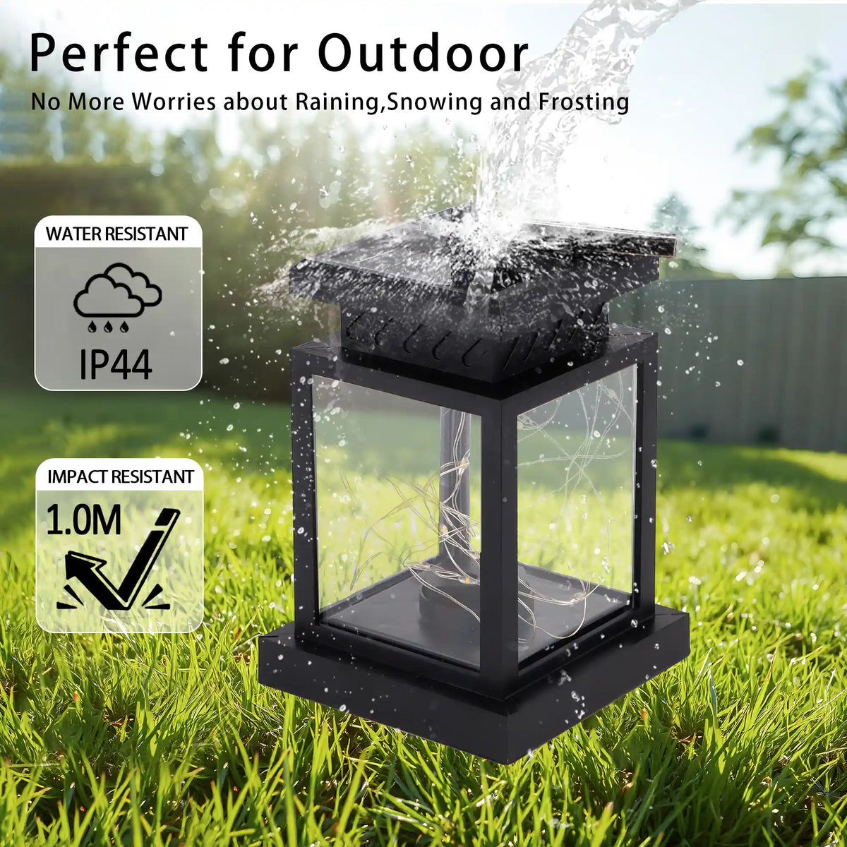 Set of 2 Solar Lantern Lights, photo 9 of 11