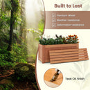 Outdoor Plant Container with Seat for Garden Yard Balcony Deck by LJGDeals