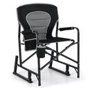 Outdoor Rocker Camping Chair with Dual Springs and Padded Back by LJGDeals