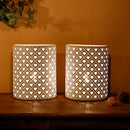 Set of 2 8''H Wall Sconce Lamp (Heart Shape white)